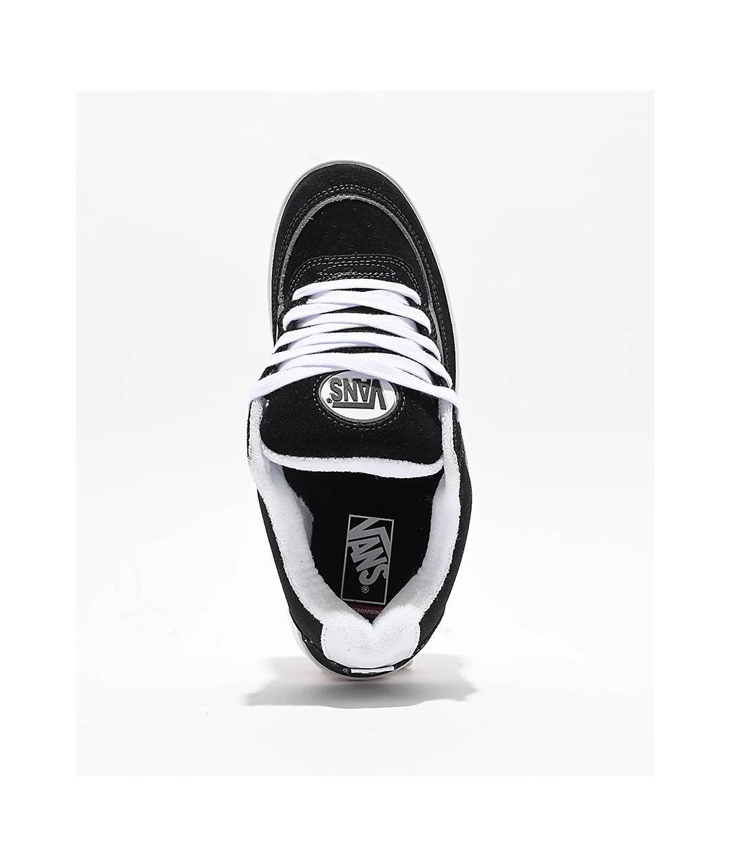 Vans Estazzo Black & White Skate Shoes Product Image
