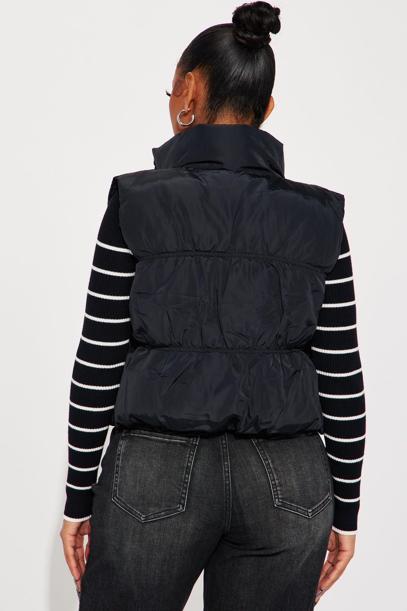 Stella Puffer Vest - Black Product Image