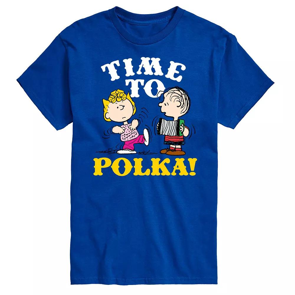 Men's Peanuts Time To Polka Graphic Tee,  Product Image
