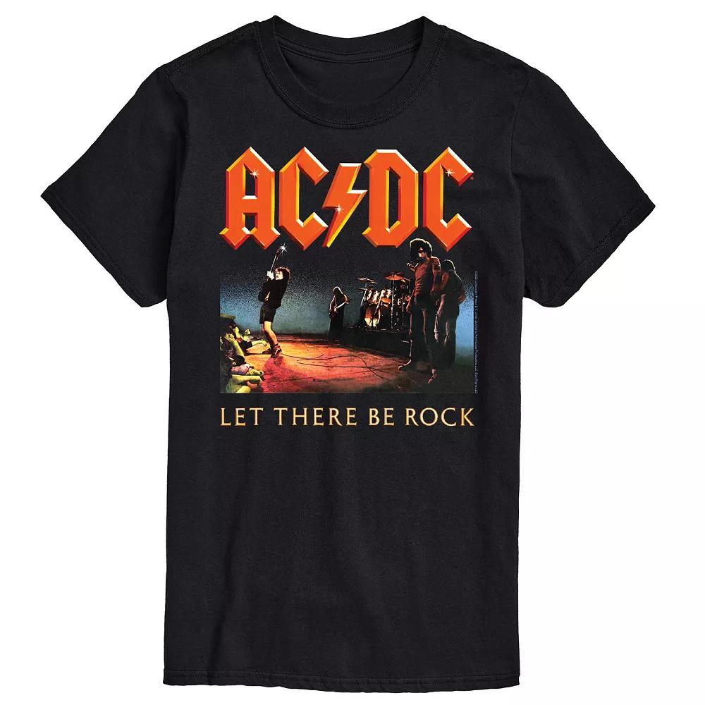 Big & Tall ACDC Let There Be Rock Tee, Men's,  Product Image