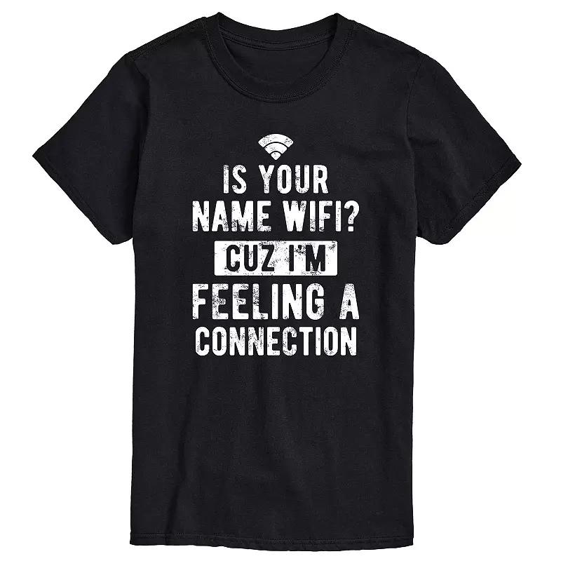 Men's Is Your Name Wifi Connection Graphic Tee,  Product Image