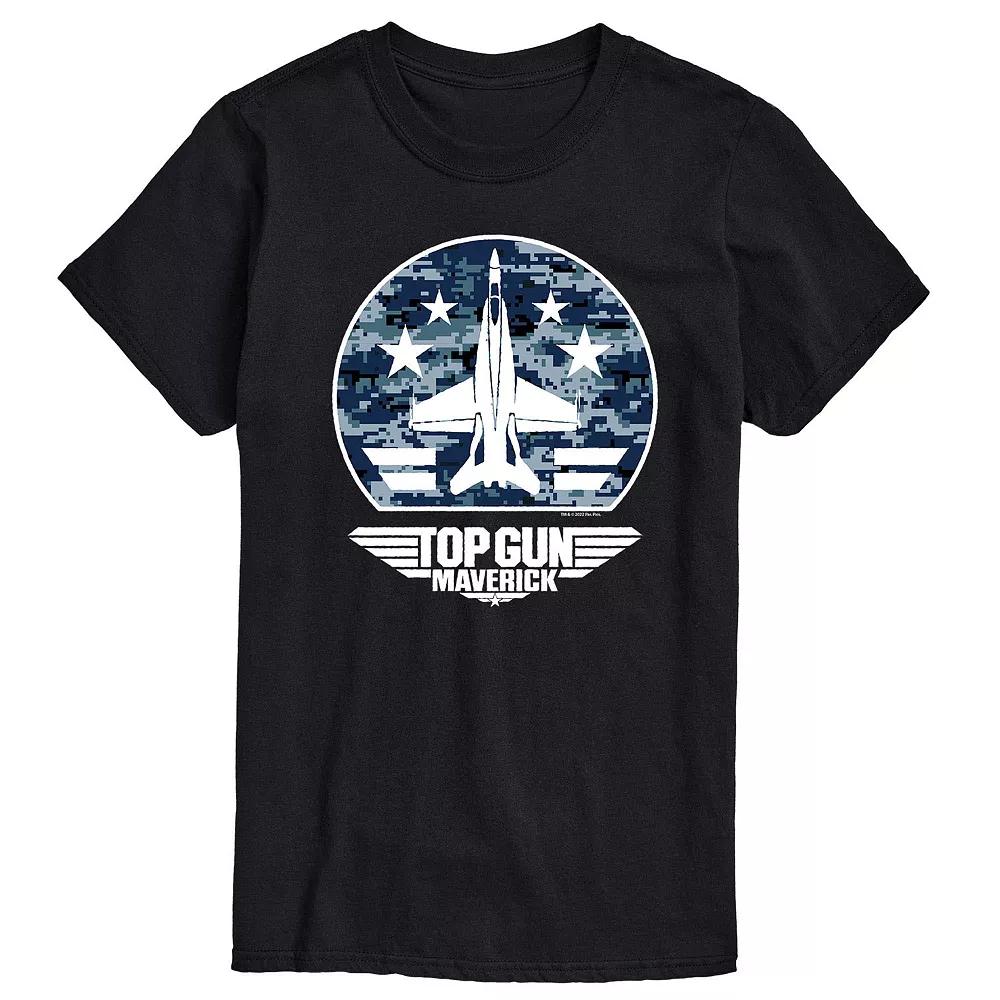 Big & Tall Top Gun Maverick Camo Tee, Men's,  Product Image