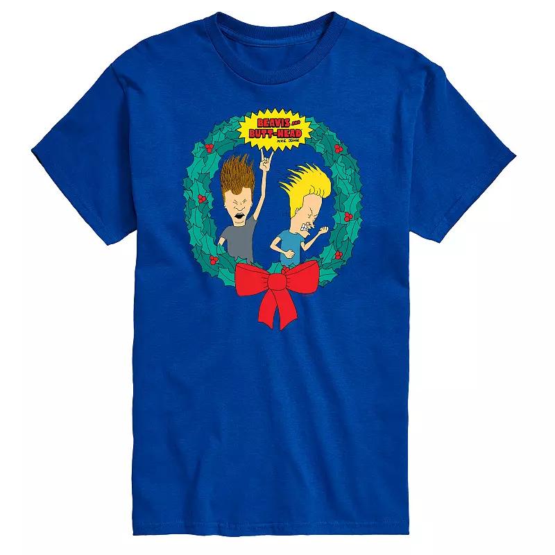 Big & Tall Beavis & Butthead Rock Flames Tee, Men's,  Product Image