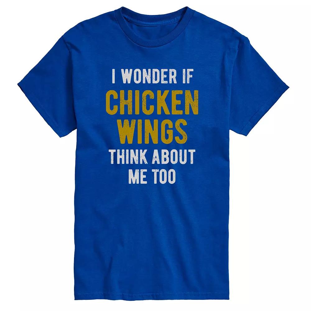 Men's I Wonder Chicken Wings Tee,  Product Image