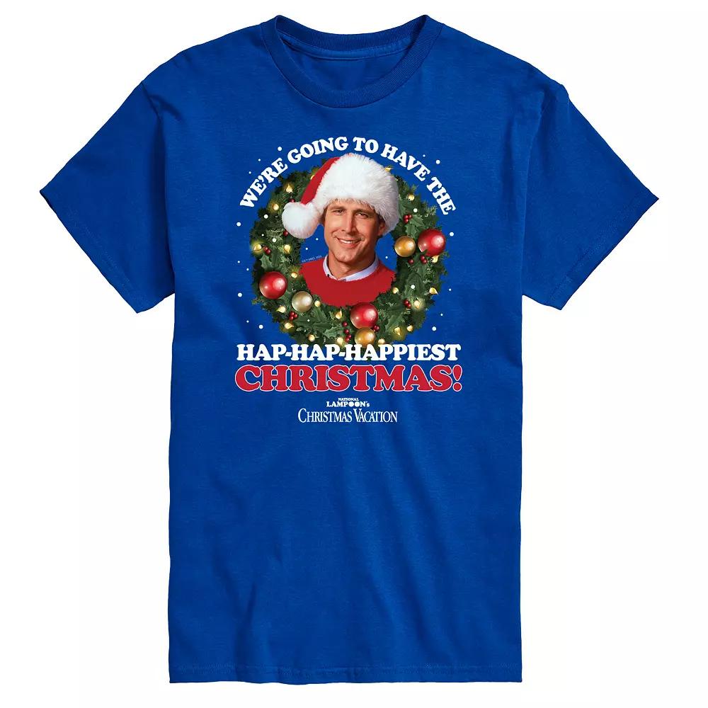 Big & Tall National Lampoon's Christmas Vacation Hap-Hap Happiest Christmas Graphic Tee, Men's,  Product Image
