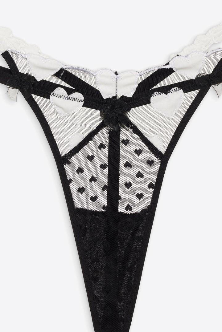 Mia Garter Belt — Black Product Image