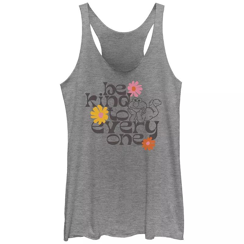 Juniors' Sesame Street Elmo Be Kind To Everyone Graphic Racerback Tank, Women's,  Product Image