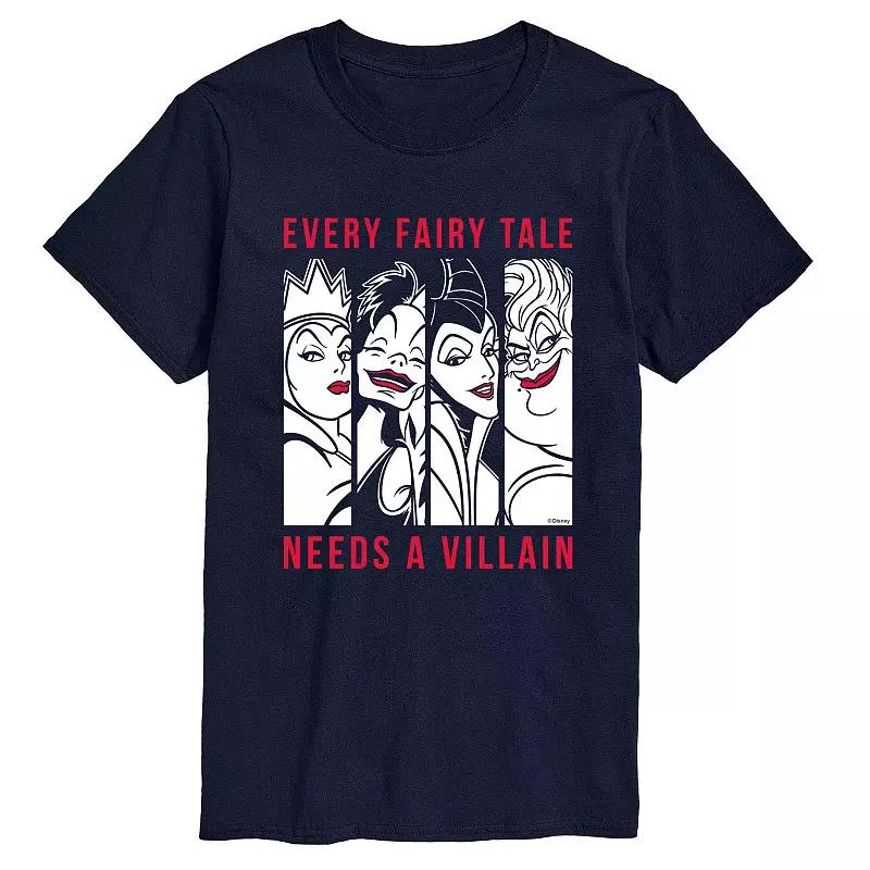 Disney Villains Men's Every Fairy Tale Needs a Villain Graphic Tee,  Product Image