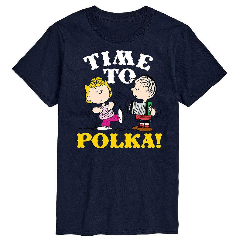 Men's Peanuts Time To Polka Graphic Tee,  Product Image