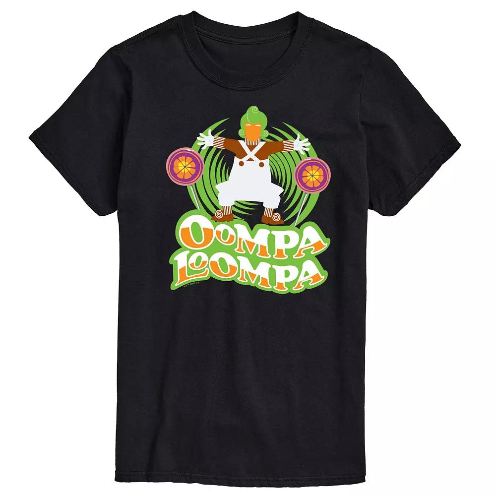 Men's Willy Wonka Oompa Loompa Graphic Tee,  Product Image