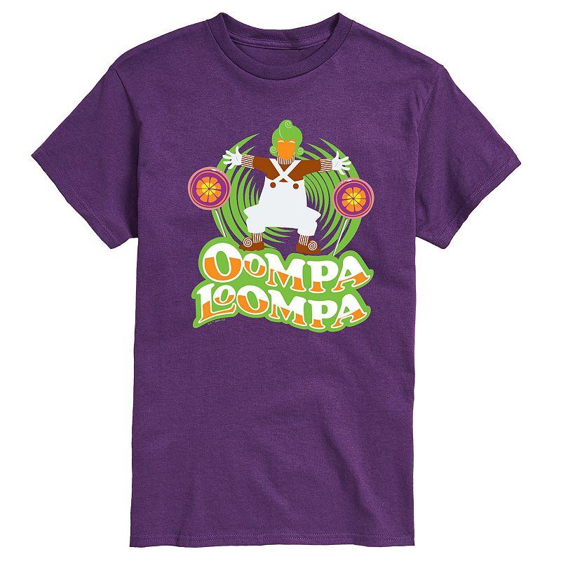 Men's Willy Wonka Oompa Loompa Graphic Tee,  Product Image