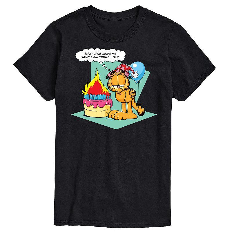 Men's Garfield Birthdays Make Me Old Graphic Tee,  Product Image