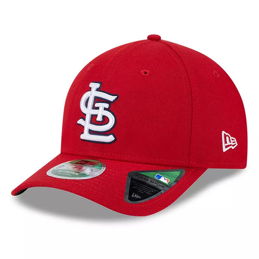 Men's New Era Red St. Louis Cardinals Player Replica 9FORTY Adjustable Hat Product Image