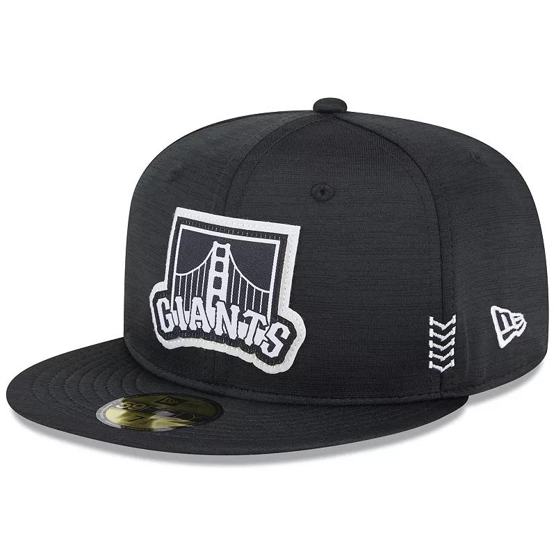 Men's New Era Black San Francisco Giants 2024 Clubhouse 59FIFTY Fitted Hat,  Product Image