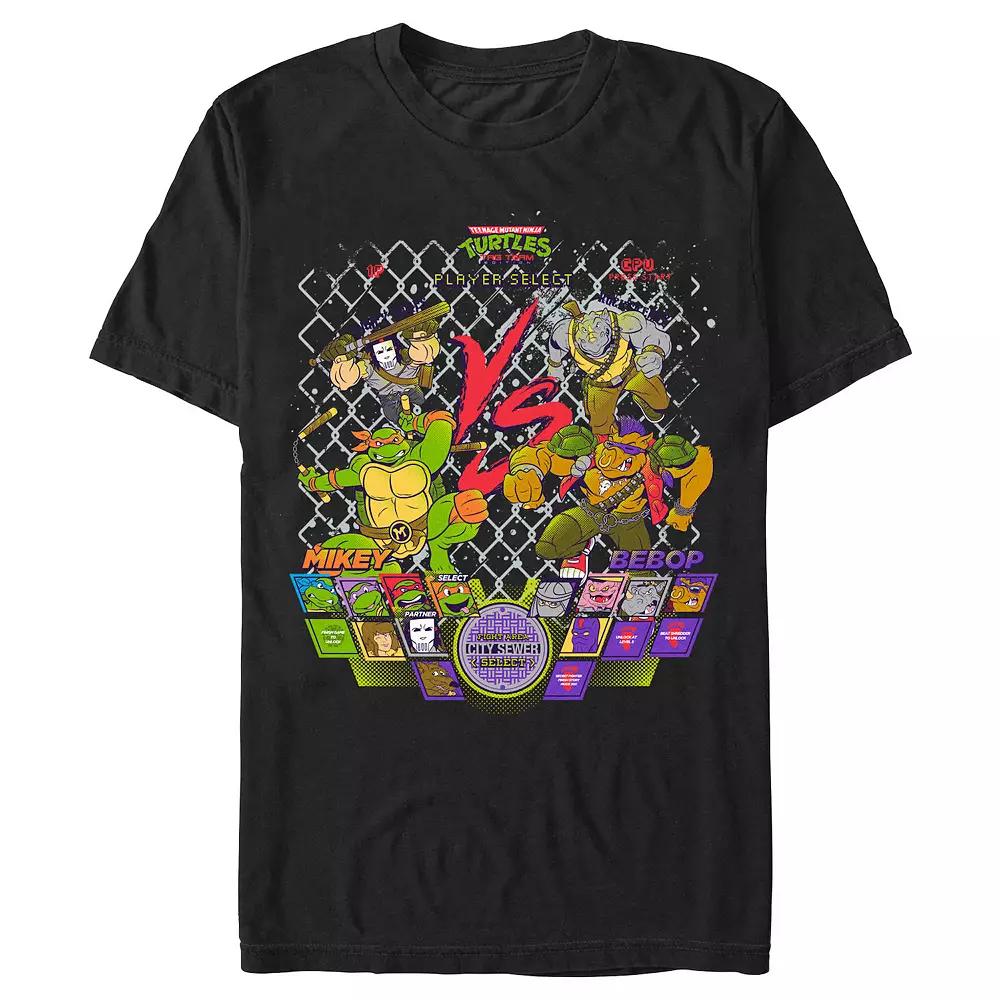 Men's Teenage Mutant Ninja Turtles Mikey Vs Bebop Graphic Tee,  Product Image