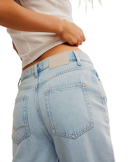 Free People We The Free Stride Low Slung Wide Leg Jeans Product Image
