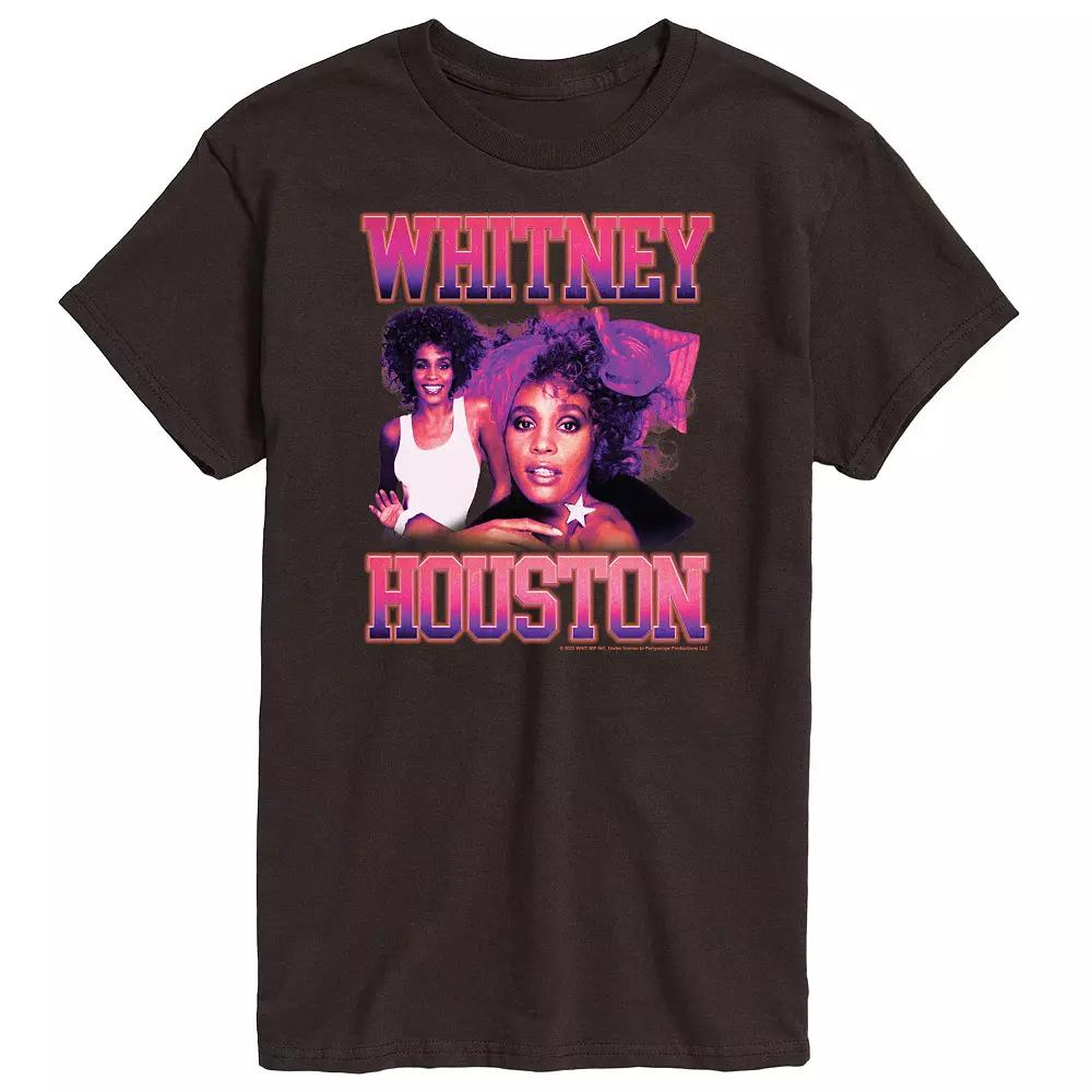Big & Tall Whitney Houston Vintage Tee Tee, Men's,  Product Image