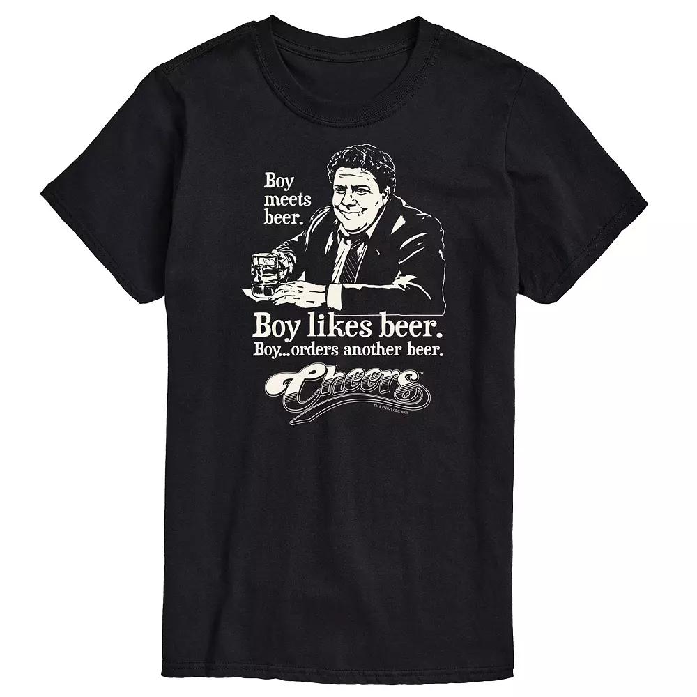Men's Cheers Boy Meets Beer Tee,  Product Image