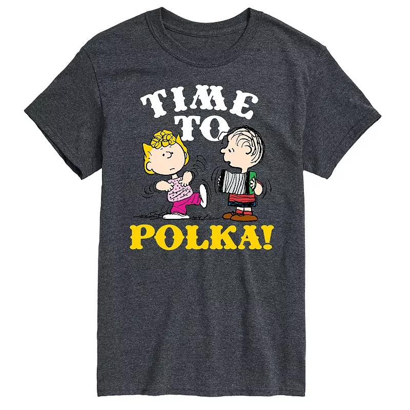 Men's Peanuts Time To Polka Graphic Tee,  Product Image