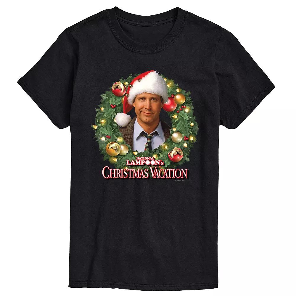 Big & Tall National Lampoon's Christmas Vacation Wreath Graphic Tee, Men's,  Product Image