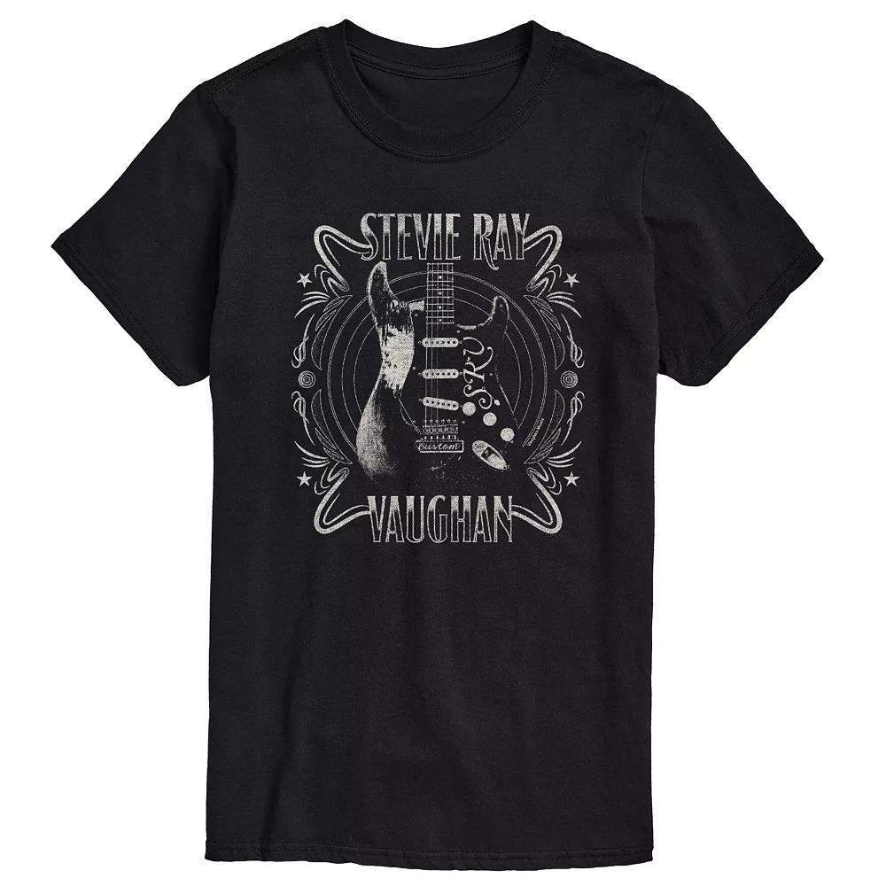 Men's Stevie Ray Vaughan Guitar Graphic Tee,  Product Image