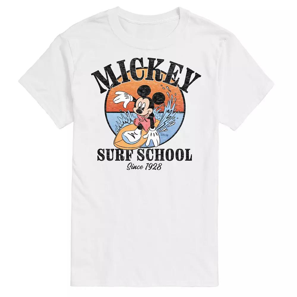 Disney's Mickey Mouse Big & Tall Surf School Graphic Tee, Men's,  Product Image