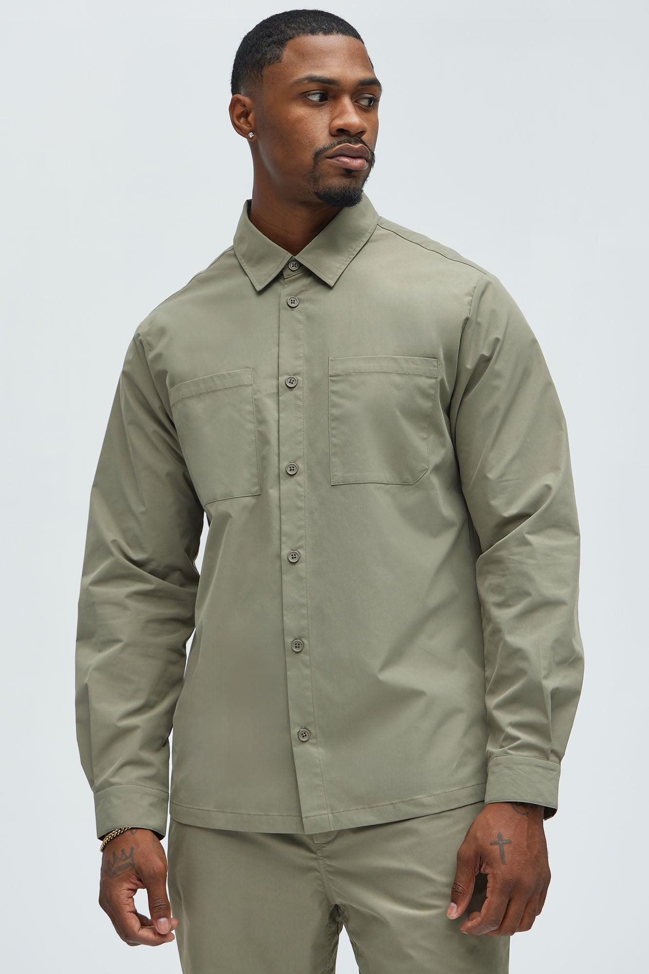 Ansel Tech Shirt - Olive Product Image