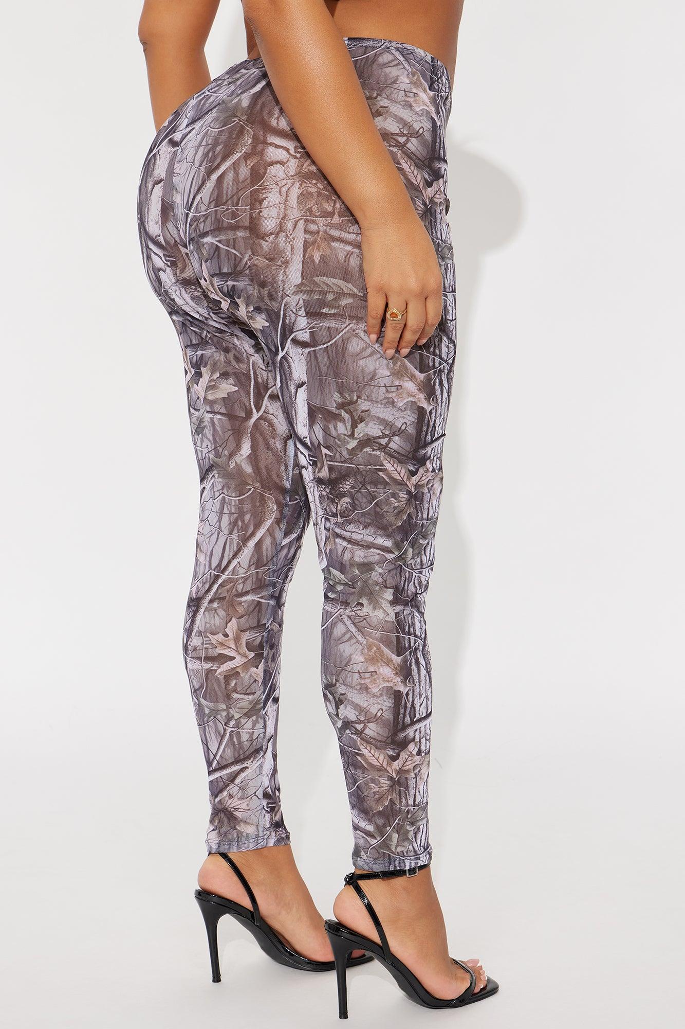 Hidden Motives Camo Mesh Legging - Camouflage Female Product Image