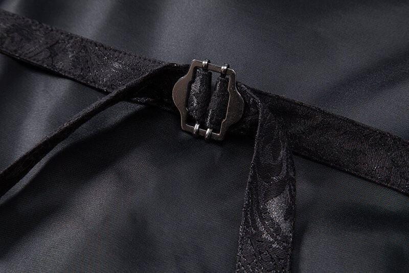 Notch Lapel Jacquard Button Vest Product Image