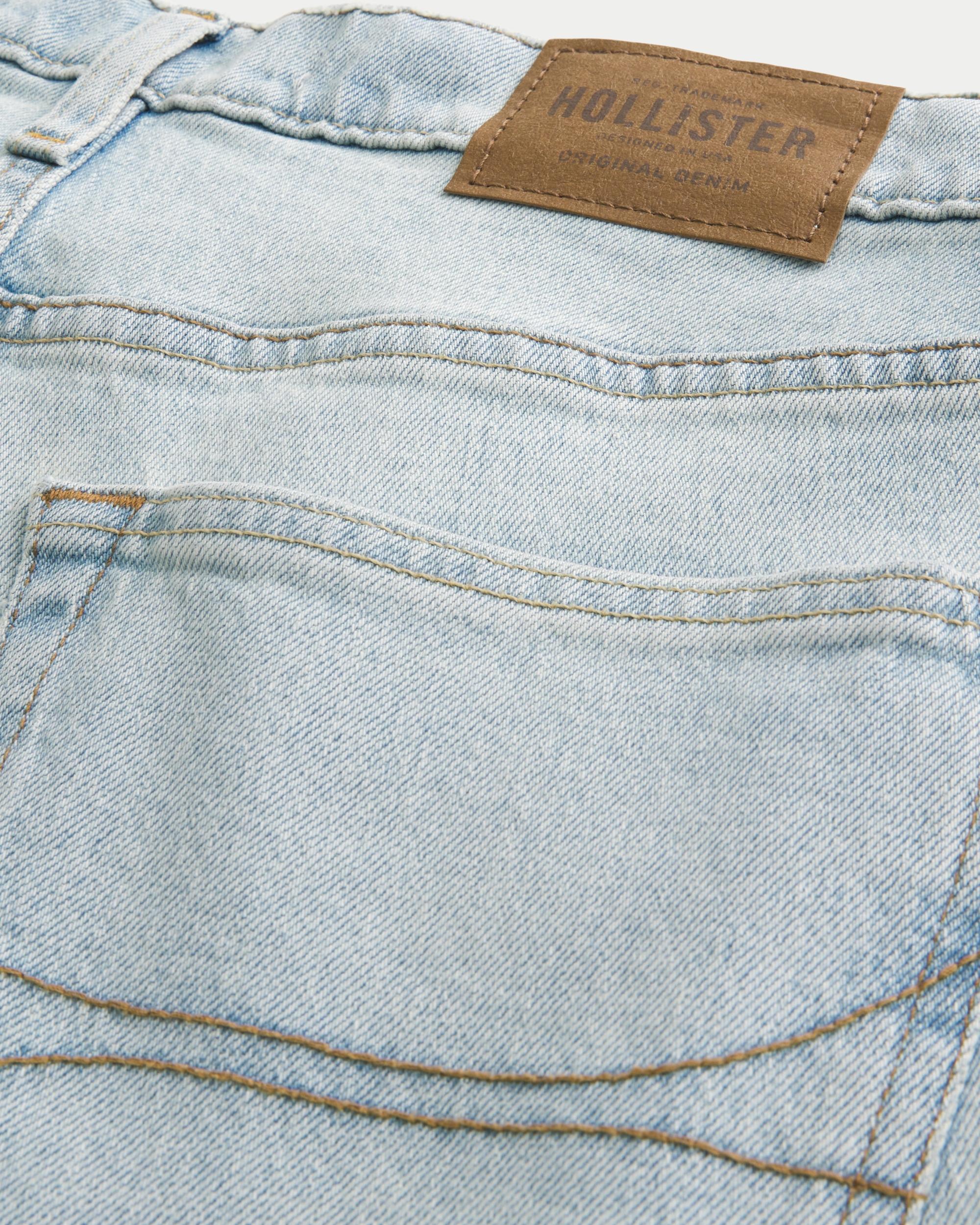 Light Wash Athletic Skinny Jeans Product Image