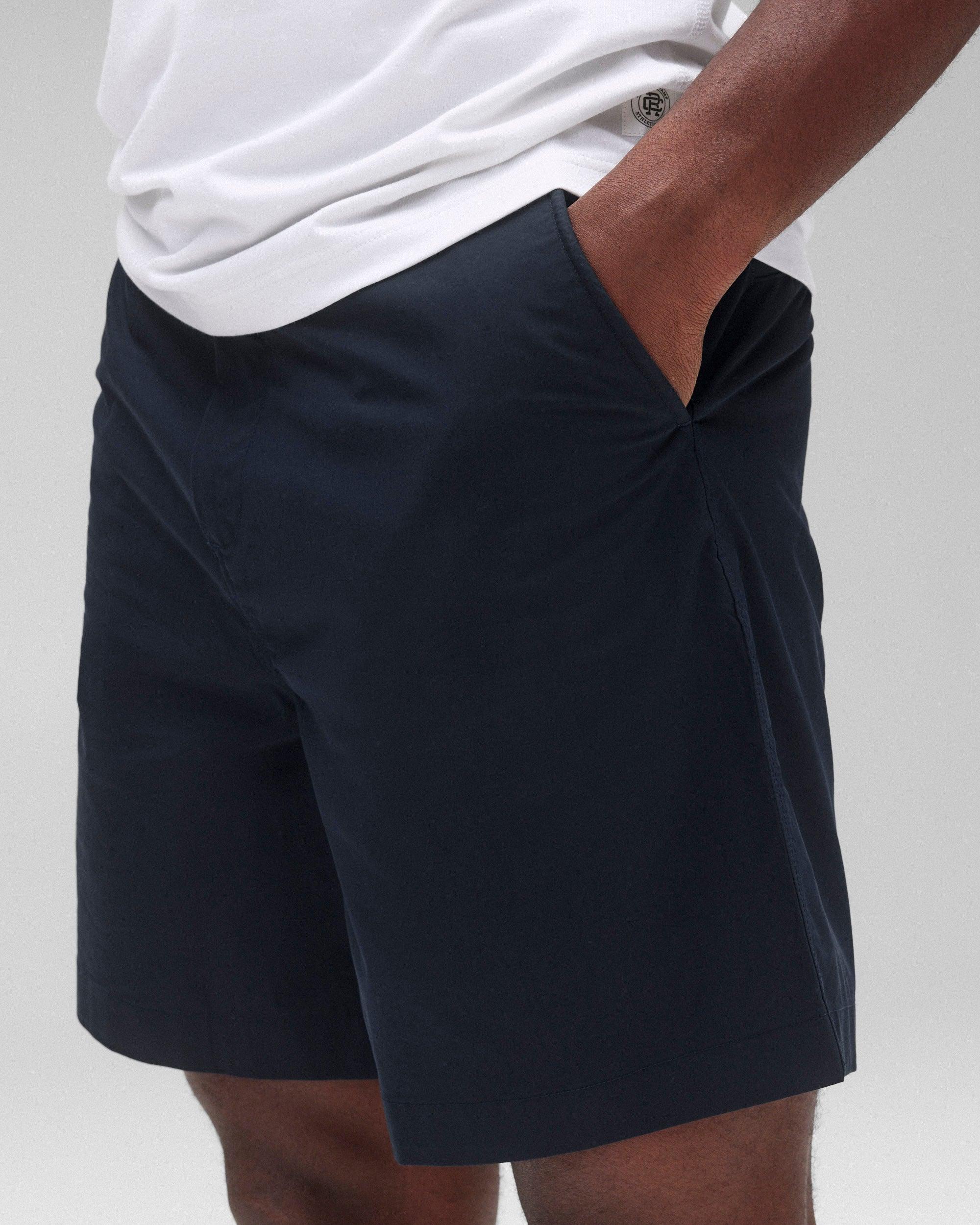 Bright Navy Light Weight Terry Simple Short Product Image
