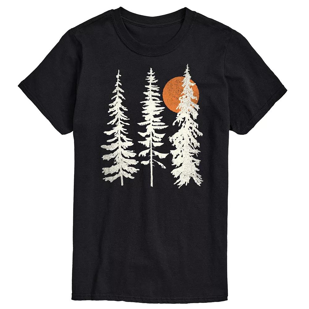 Big & Tall Tree Trio Tee, Men's,  Product Image