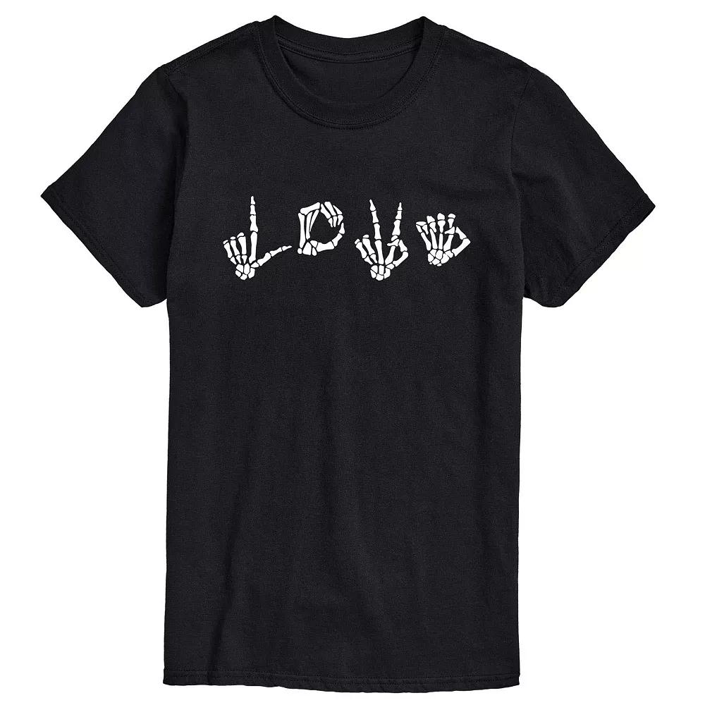 Men's LOVE Skeleton Tee,  Product Image