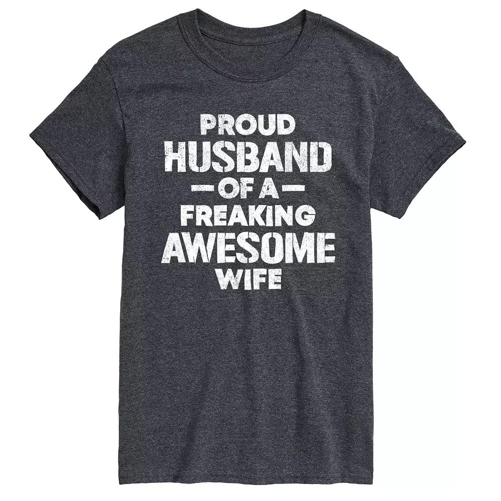 Men's Proud Husband Graphic Tee,  Product Image