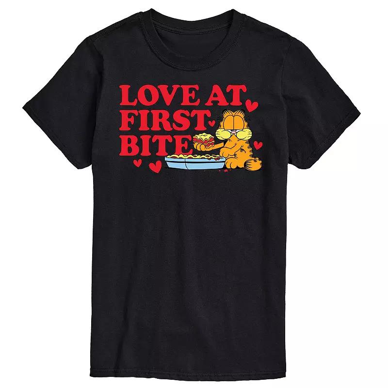 Big & Tall Garfield Love First Bite Tee, Men's,  Product Image
