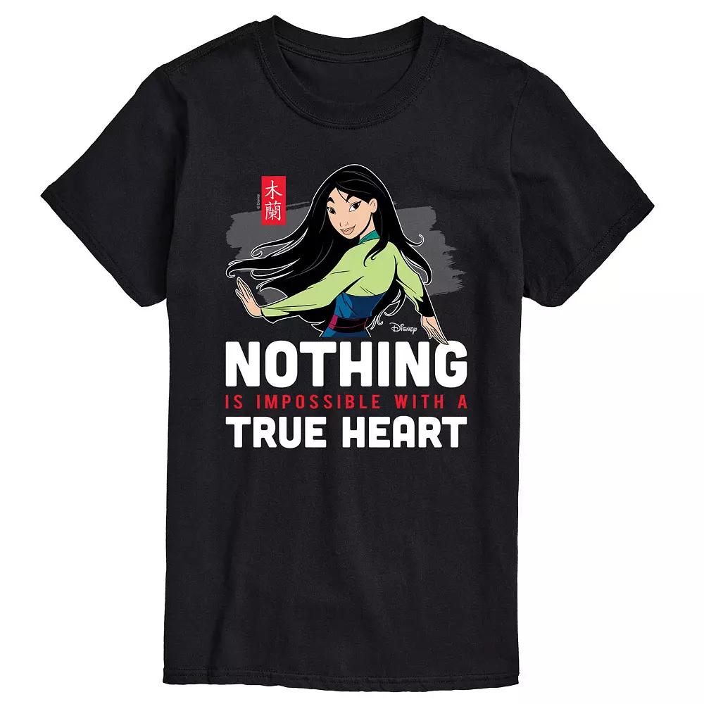 Disney's Mulan Men's Nothing Impossible Tee,  Product Image