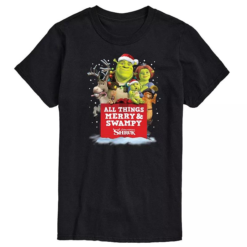 Men's Shrek All Things Merry And Swampy Graphic Tee,  Product Image