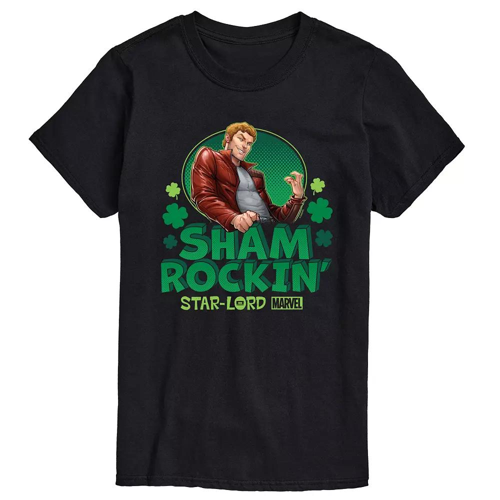Men's Marvel Guardians Of The Galaxy Shamrockin' Star-Lord Graphic Tee,  Product Image