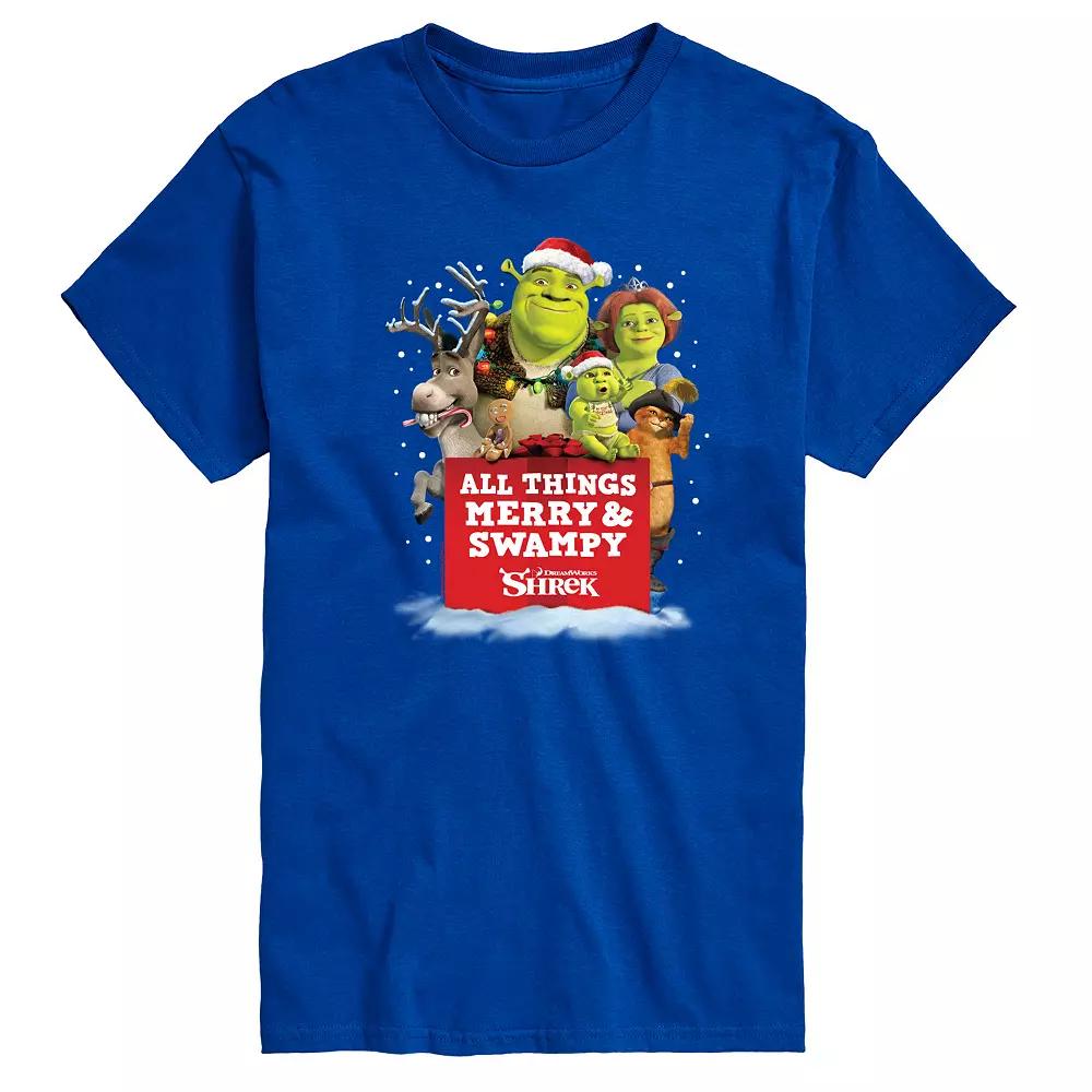 Men's Shrek All Things Merry And Swampy Graphic Tee,  Product Image