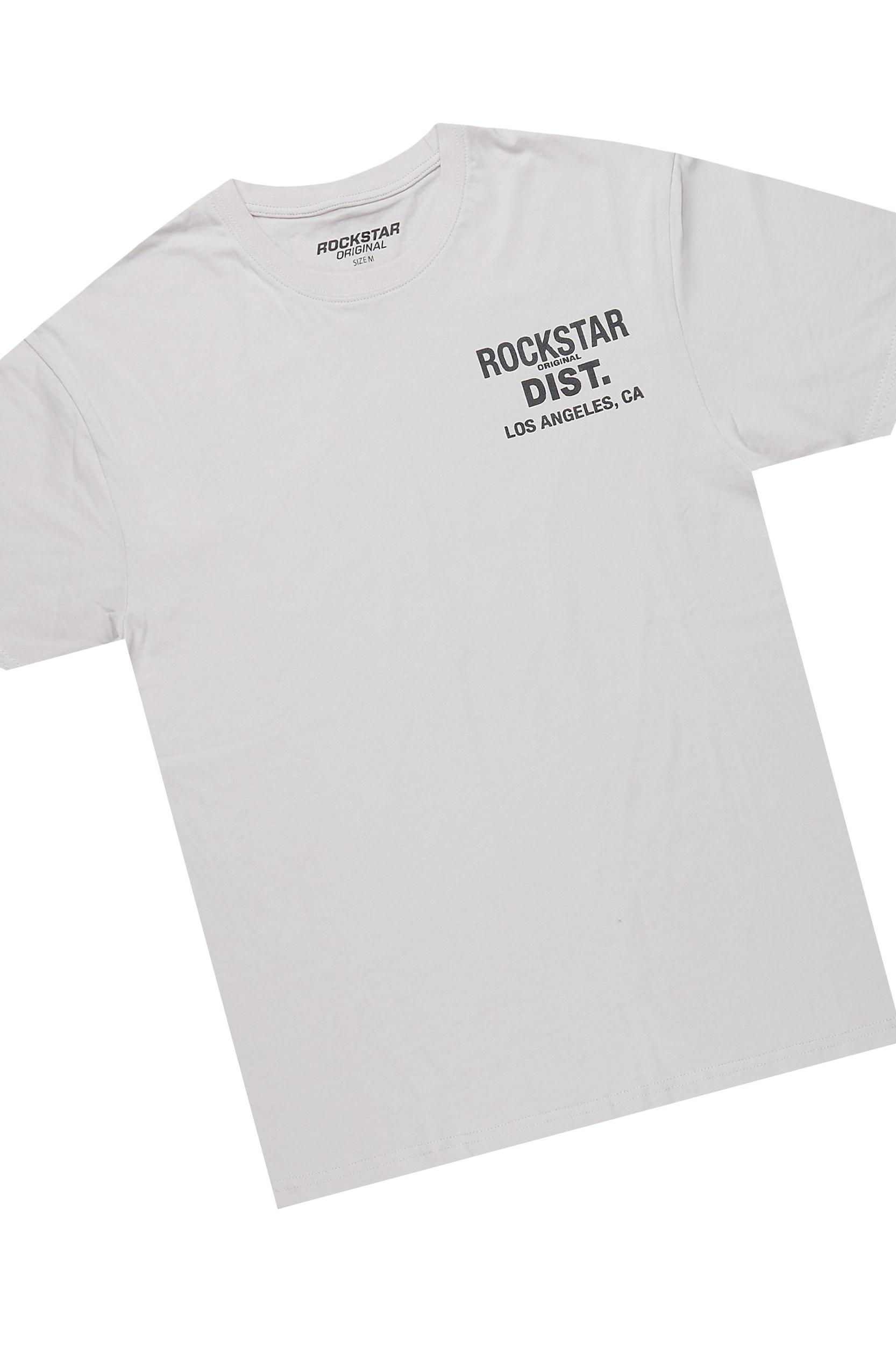 Dalasia Grey T-Shirt Short Set Female Product Image