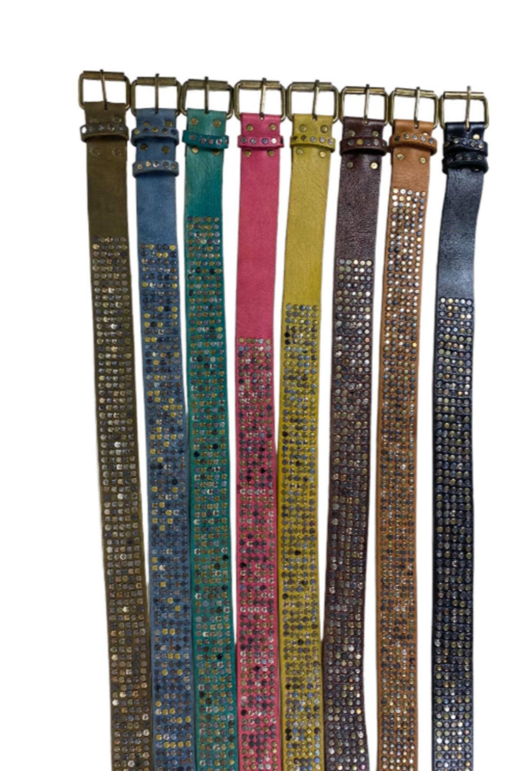 Studded Leather Handmade Belt Product Image