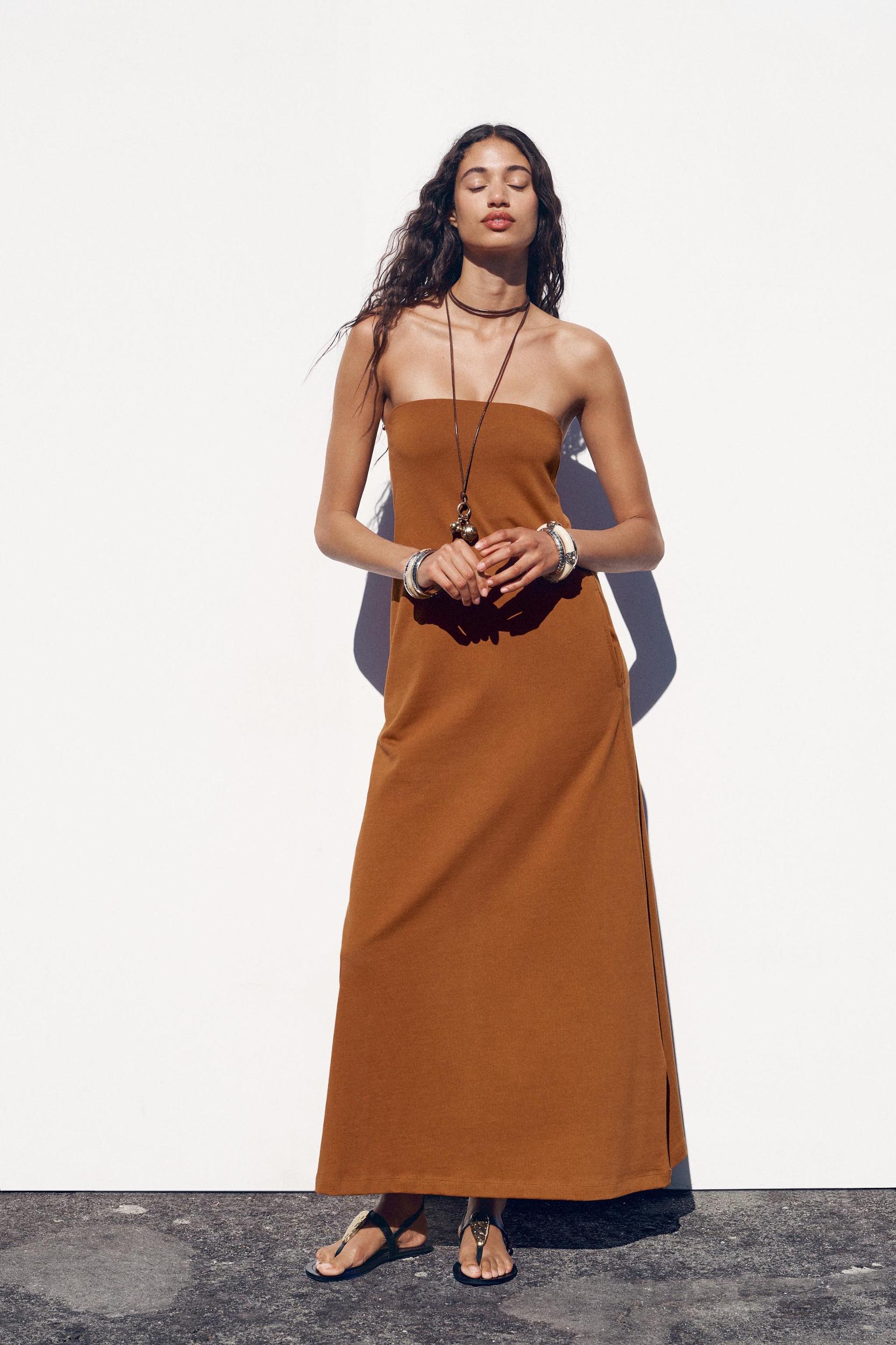 Womens Ada Peekaboo Bustier Midi-Dress Size 0 Product Image