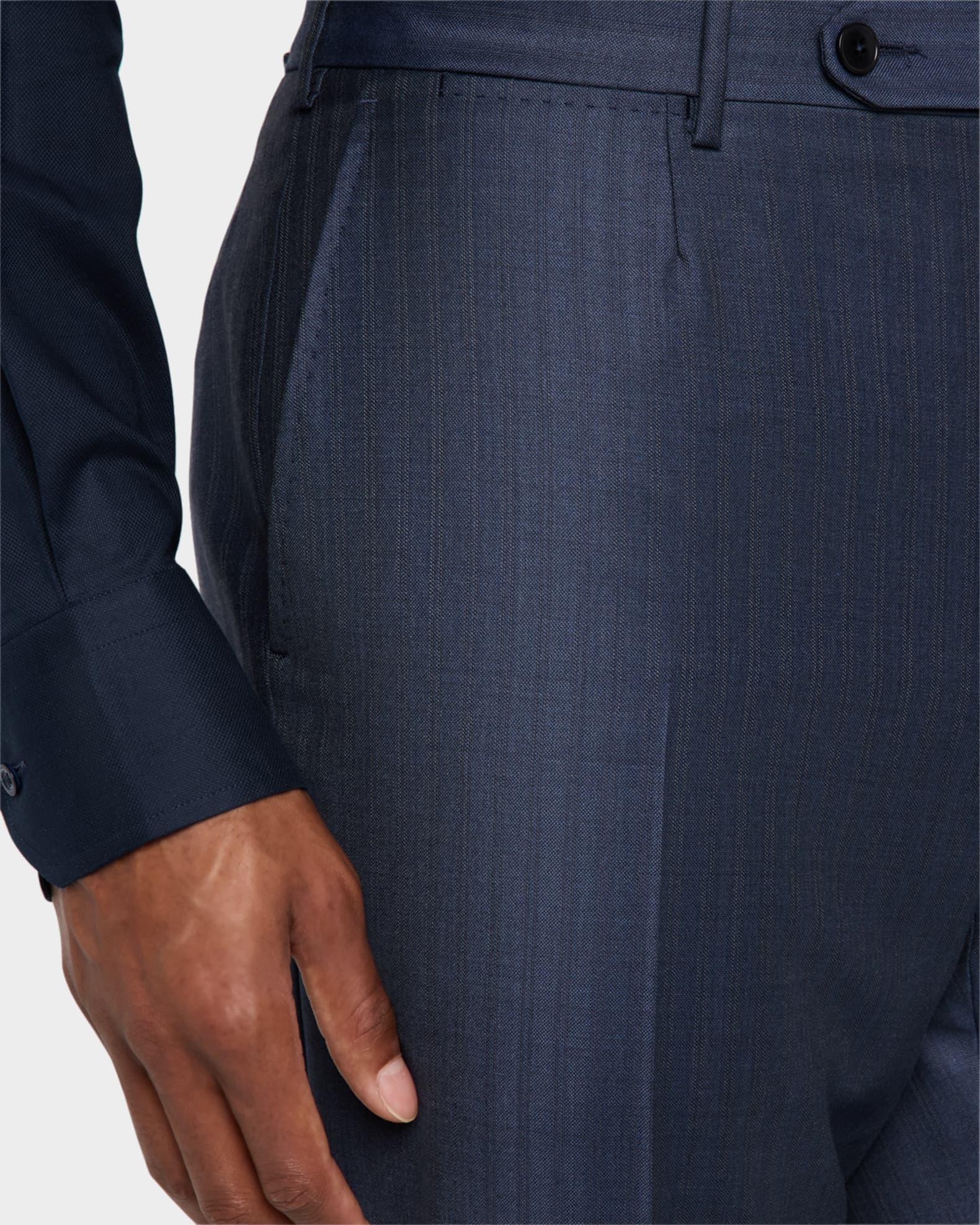 Men's Wool Pinstripe Suit Product Image