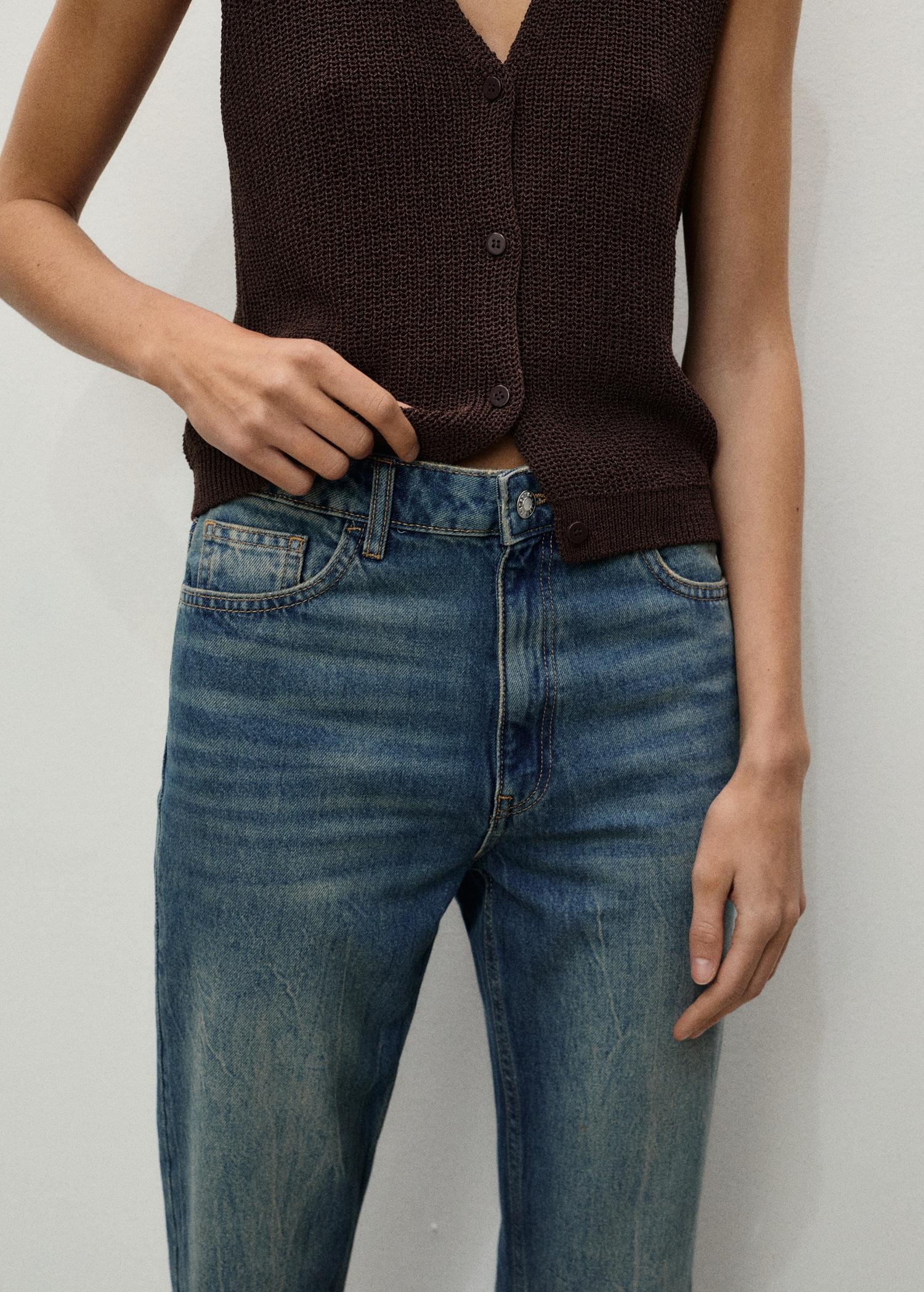 Mom2000 high-rise jeans - Women | MANGO USA Product Image