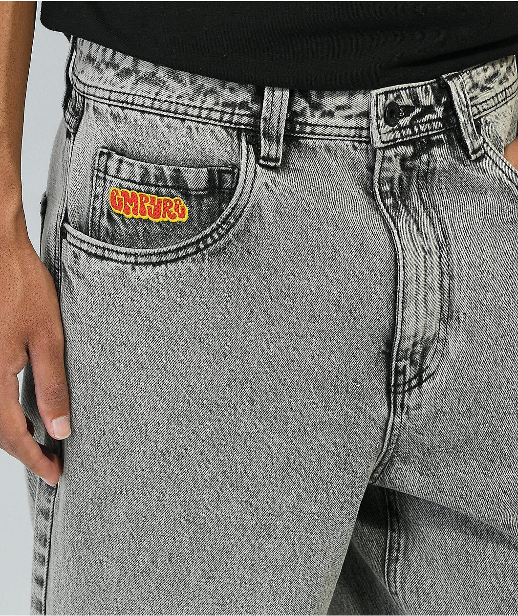Empyre Loose Fit Scramble Grey Skate Jeans Product Image