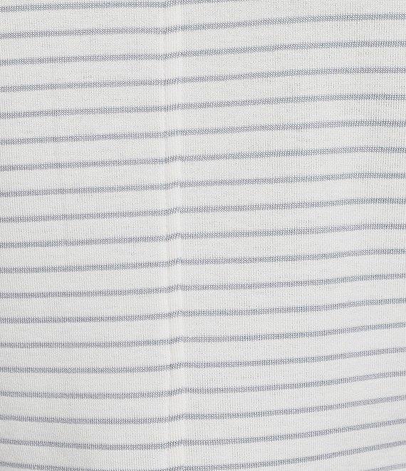 Copper Key Striped Curved Hem Brushed T-Shirt Product Image