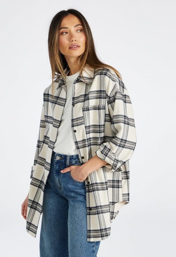 JustFab Margaux Platform Loafer Pump Womens Black/ White Size 8.5 Product Image