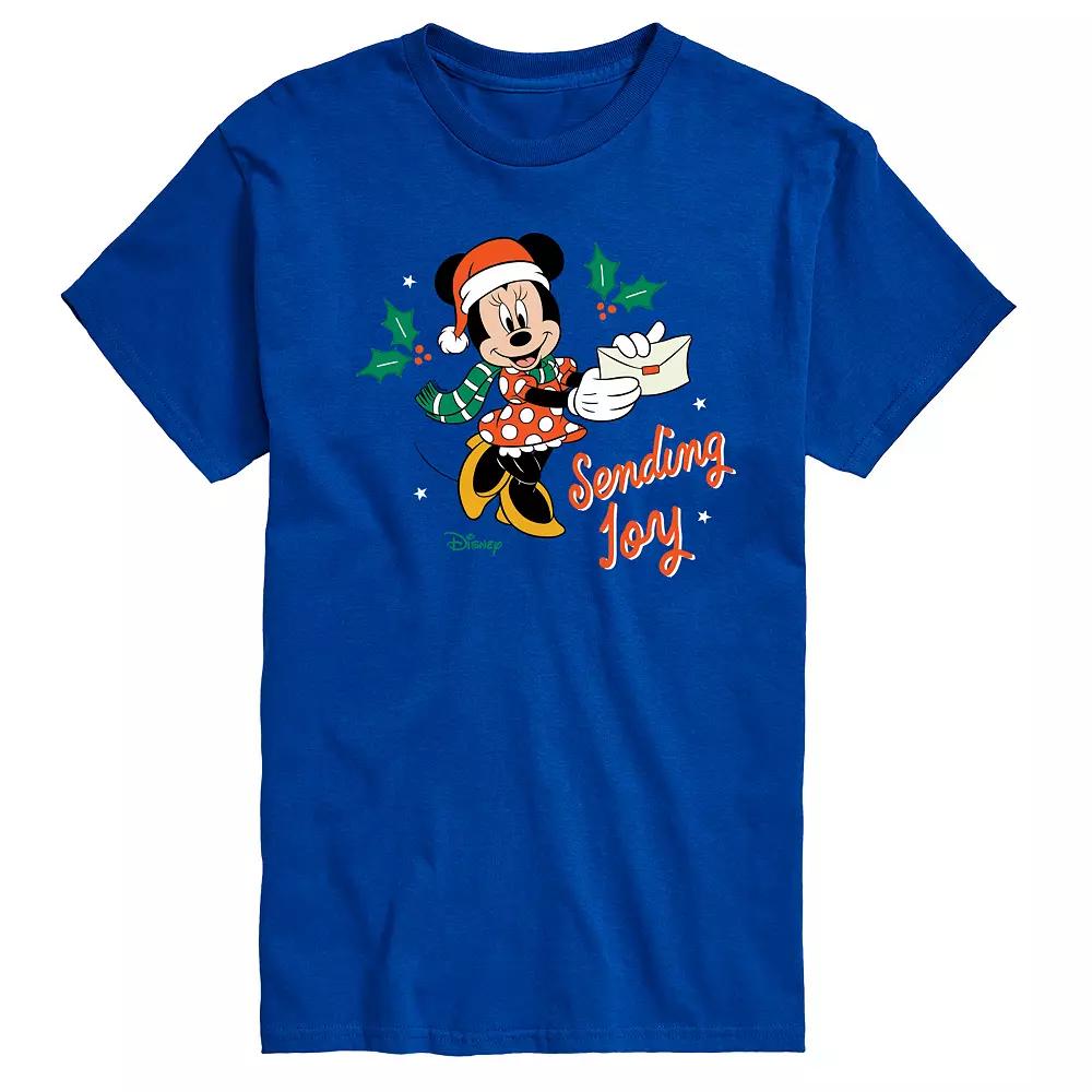 Disney's Minnie Mouse Big & Tall Sending Joy Graphic Tee, Men's,  Product Image