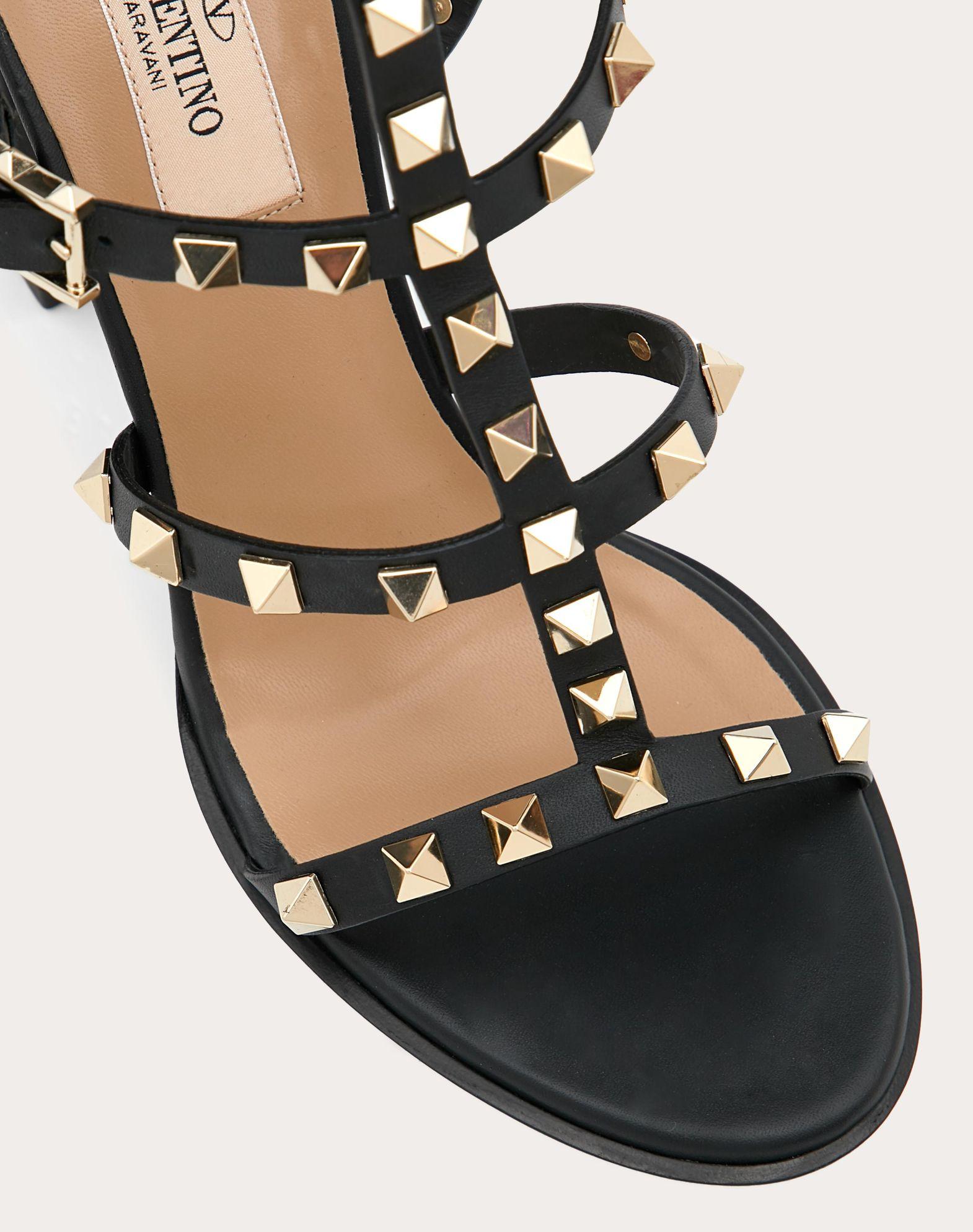 Rockstud Ankle Strap Sandal 90 Mm Product Image