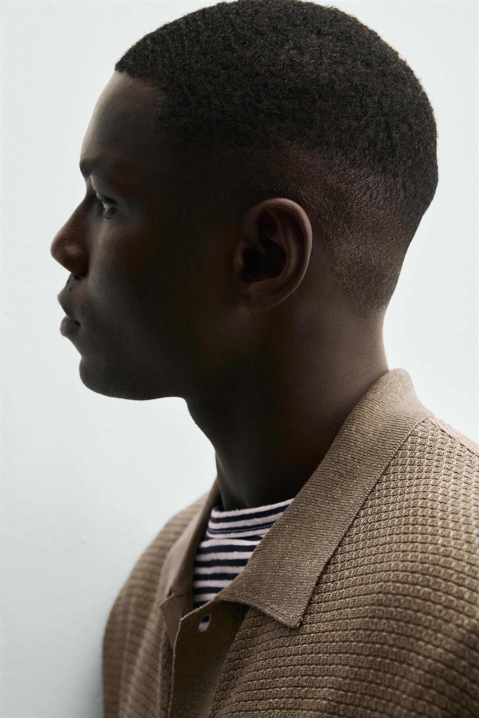 TEXTURED KNIT SHIRT Product Image